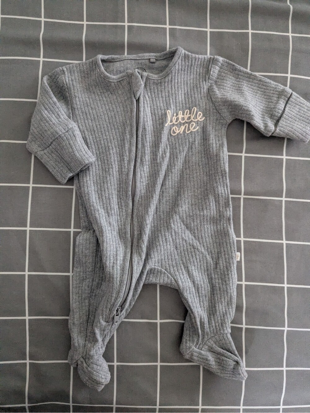 Next Little One ribbed sleepsuit